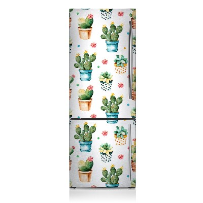 capac decorativ pentru frigider Cactus pictat