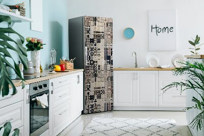 magnet decorativ pentru frigider Placi în stil boho