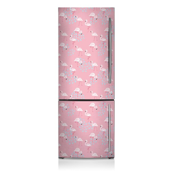 magnet decorativ pentru frigider Flamingos