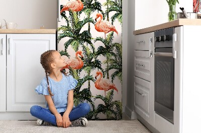 magnet decorativ pentru frigider Flamingos