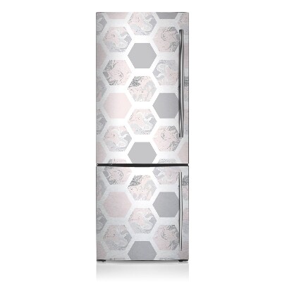 magnet decorativ pentru frigider Hexagonal