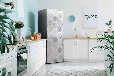 magnet decorativ pentru frigider Hexagonal