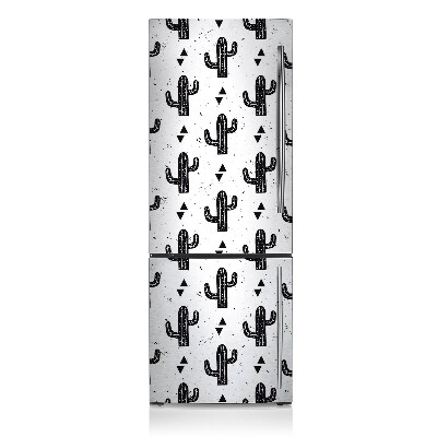 capac decorativ pentru frigider Cactus negru