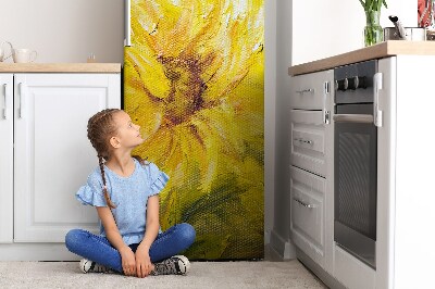 magnet decorativ pentru frigider Floarea-soarelui