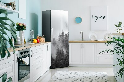 capac decorativ pentru frigider Pădure de ceață