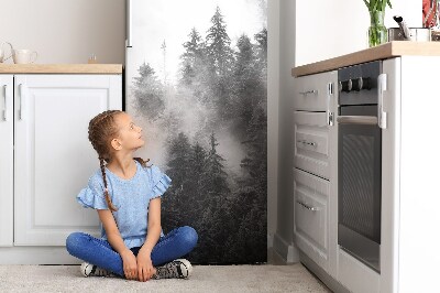 capac decorativ pentru frigider Pădure de ceață