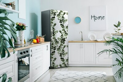 capac decorativ pentru frigider Frunze verzi