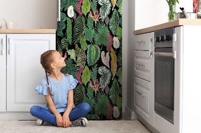 capac decorativ pentru frigider Frunze tropicale