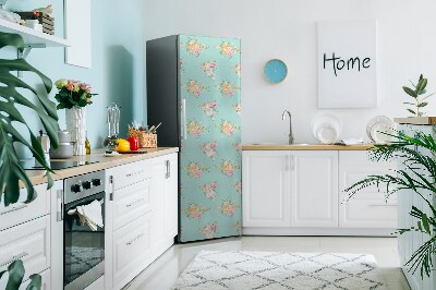 magnet decorativ pentru frigider Buchete pastelate