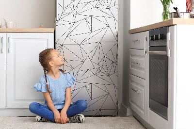magnet decorativ pentru frigider Triunghiuri simple