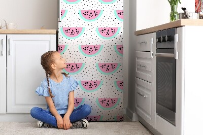 magnet decorativ pentru frigider Pepene verde și puncte