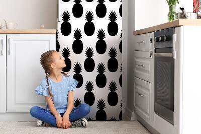 magnet decorativ pentru frigider Ananas negru