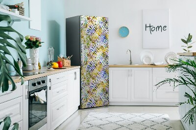 magnet decorativ pentru frigider Frunze aurii