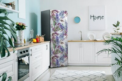 magnet decorativ pentru frigider Frunze purpurii