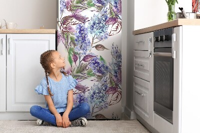 magnet decorativ pentru frigider Frunze purpurii