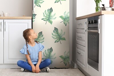capac decorativ pentru frigider Frunze tropicale