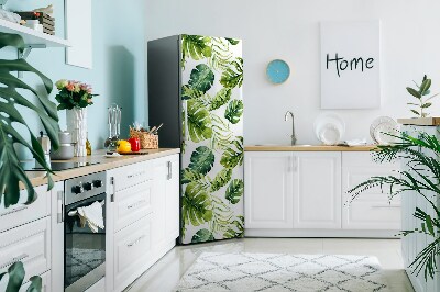 capac decorativ pentru frigider Frunze exotice