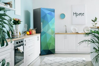 capac decorativ pentru frigider Albastru abstract