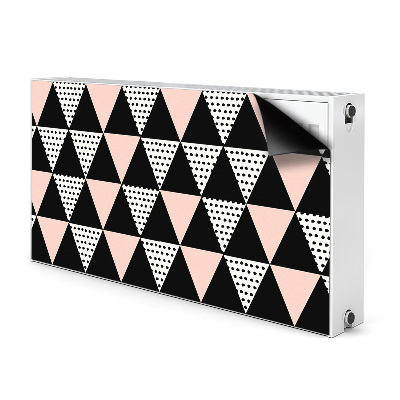 Magnet decorativ pentru calorifer Triunghiuri geometrice