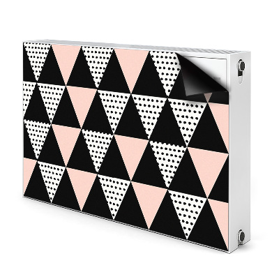 Magnet decorativ pentru calorifer Triunghiuri geometrice