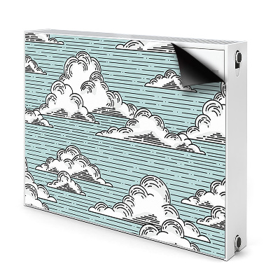 Magnet decorativ pentru calorifer Desen de nori