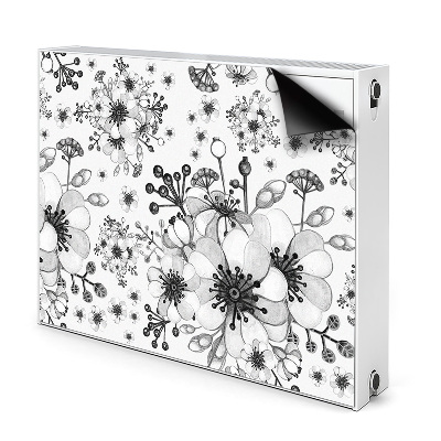 Magnet decorativ pentru calorifer Model alb-negru