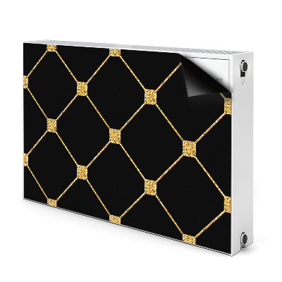 Magnet decorativ pentru calorifer Diamante de aur