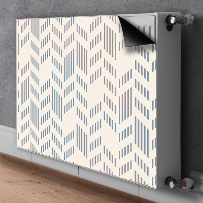 Magnet decorativ pentru calorifer Herringbone geometrică