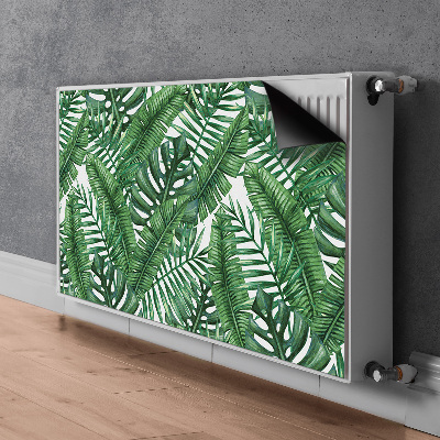 Magnet decorativ pentru calorifer Frunze tropicale