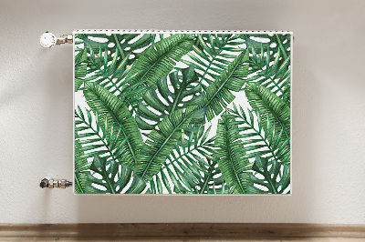 Magnet decorativ pentru calorifer Frunze tropicale