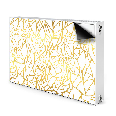 Magnet decorativ pentru calorifer Ornament de aur