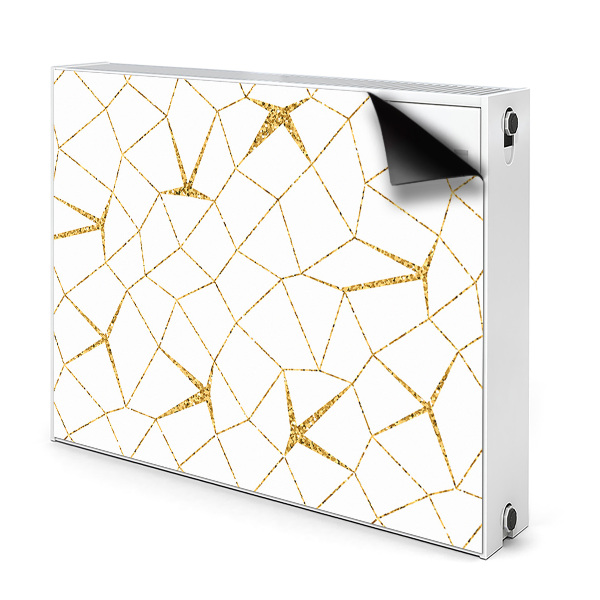 Magnet decorativ pentru calorifer Mozaic de aur
