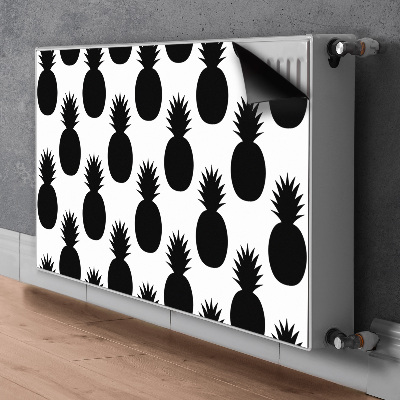 Magnet decorativ pentru calorifer Ananas negru