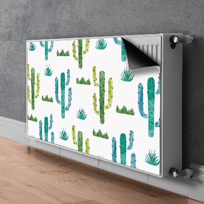 Magnet decorativ pentru calorifer Cacti pictați