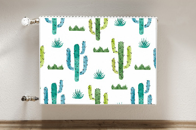 Magnet decorativ pentru calorifer Cacti pictați