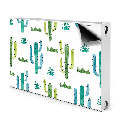 Magnet decorativ pentru calorifer Cacti pictați