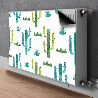 Magnet decorativ pentru calorifer Cacti pictați