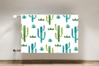 Magnet decorativ pentru calorifer Cacti pictați