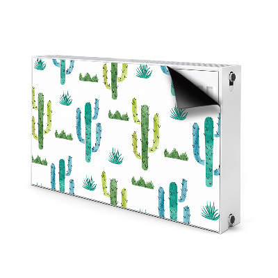 Magnet decorativ pentru calorifer Cacti pictați