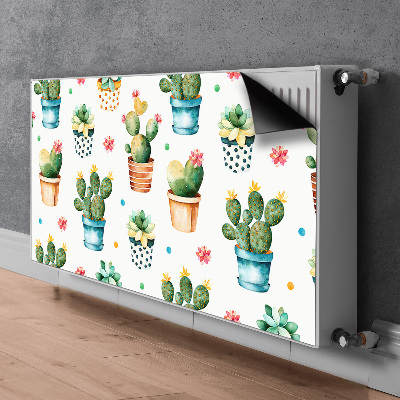 Magnet decorativ pentru calorifer Cactus pictat