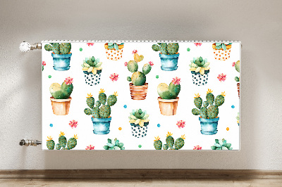 Magnet decorativ pentru calorifer Cactus pictat