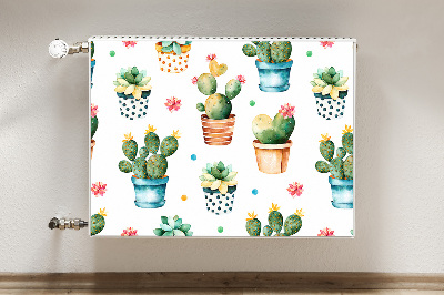 Magnet decorativ pentru calorifer Cactus pictat