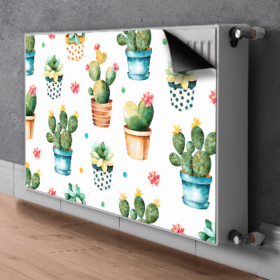 Magnet decorativ pentru calorifer Cactus pictat