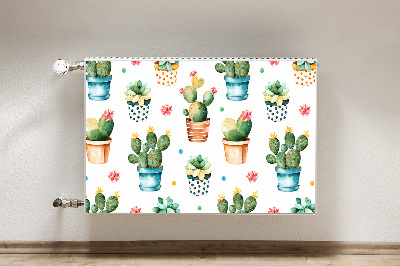 Magnet decorativ pentru calorifer Cactus pictat