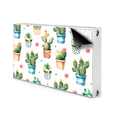 Magnet decorativ pentru calorifer Cactus pictat