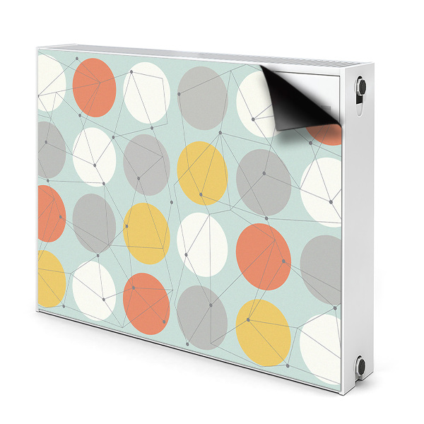 Magnet decorativ pentru calorifer Model geometric