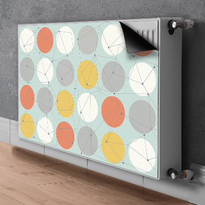 Magnet decorativ pentru calorifer Model geometric