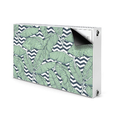 Magnet decorativ pentru calorifer Frunze tropicale