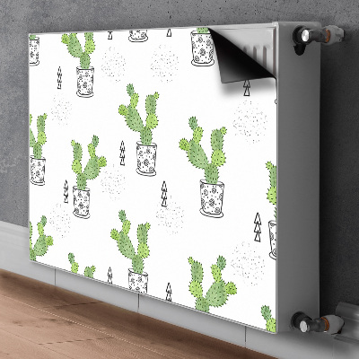 Magnet decorativ pentru calorifer Cacti verzi