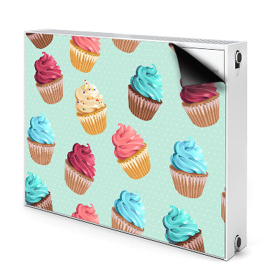 Magnet decorativ pentru calorifer Cupcakes de brioșă